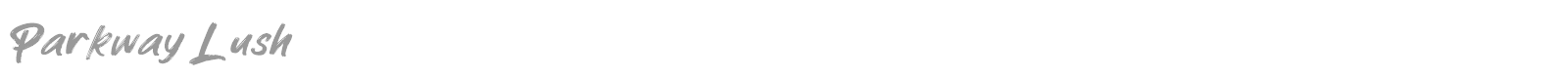 Parkway Lush font preview